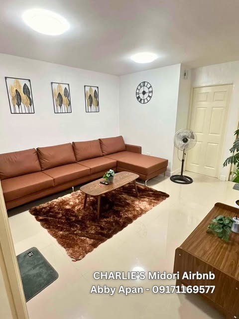 Spacious lounge and cozy seating