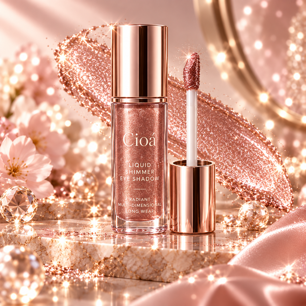 Cioá glittering liquid eyeshadow