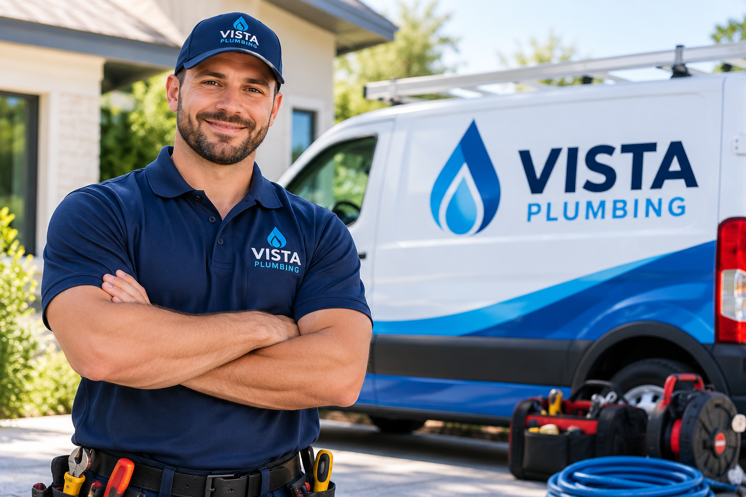 Vista Plumbing plumber working on water plumbing