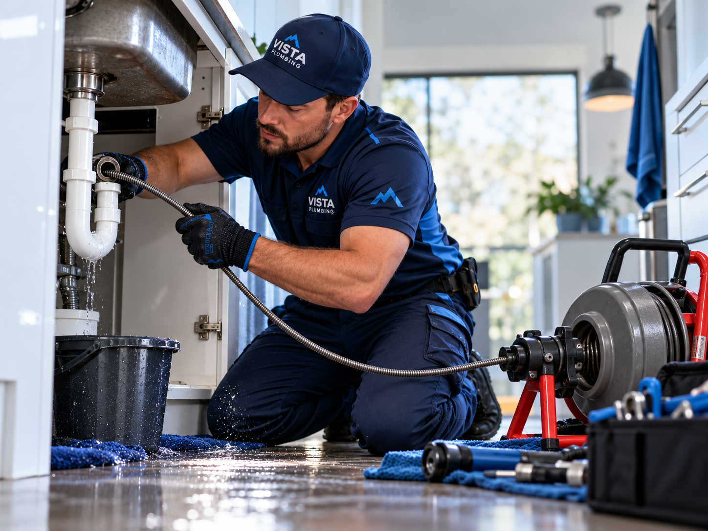 Vista Plumbing drain cleaning service