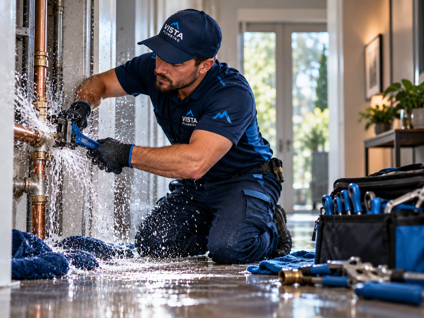Vista Plumbing emergency repair gallery photograph