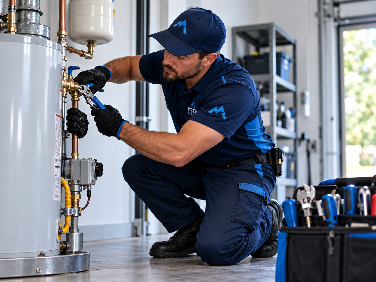 Vista Plumbing water heater repair service