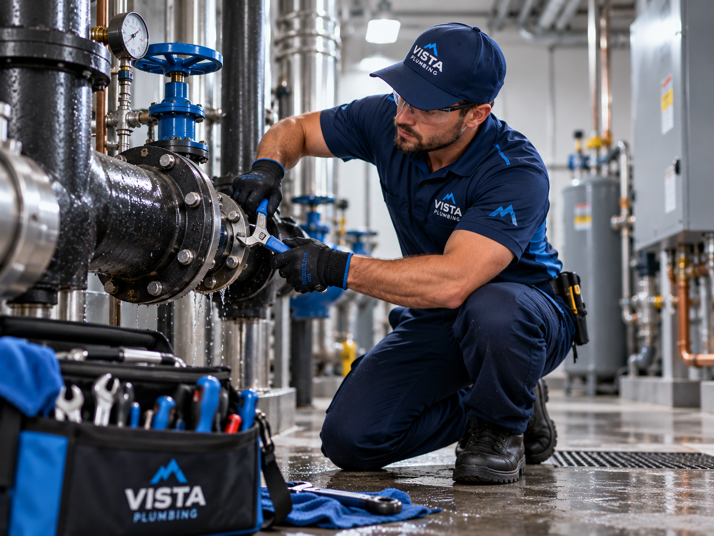 Vista Plumbing commercial plumbing gallery photograph