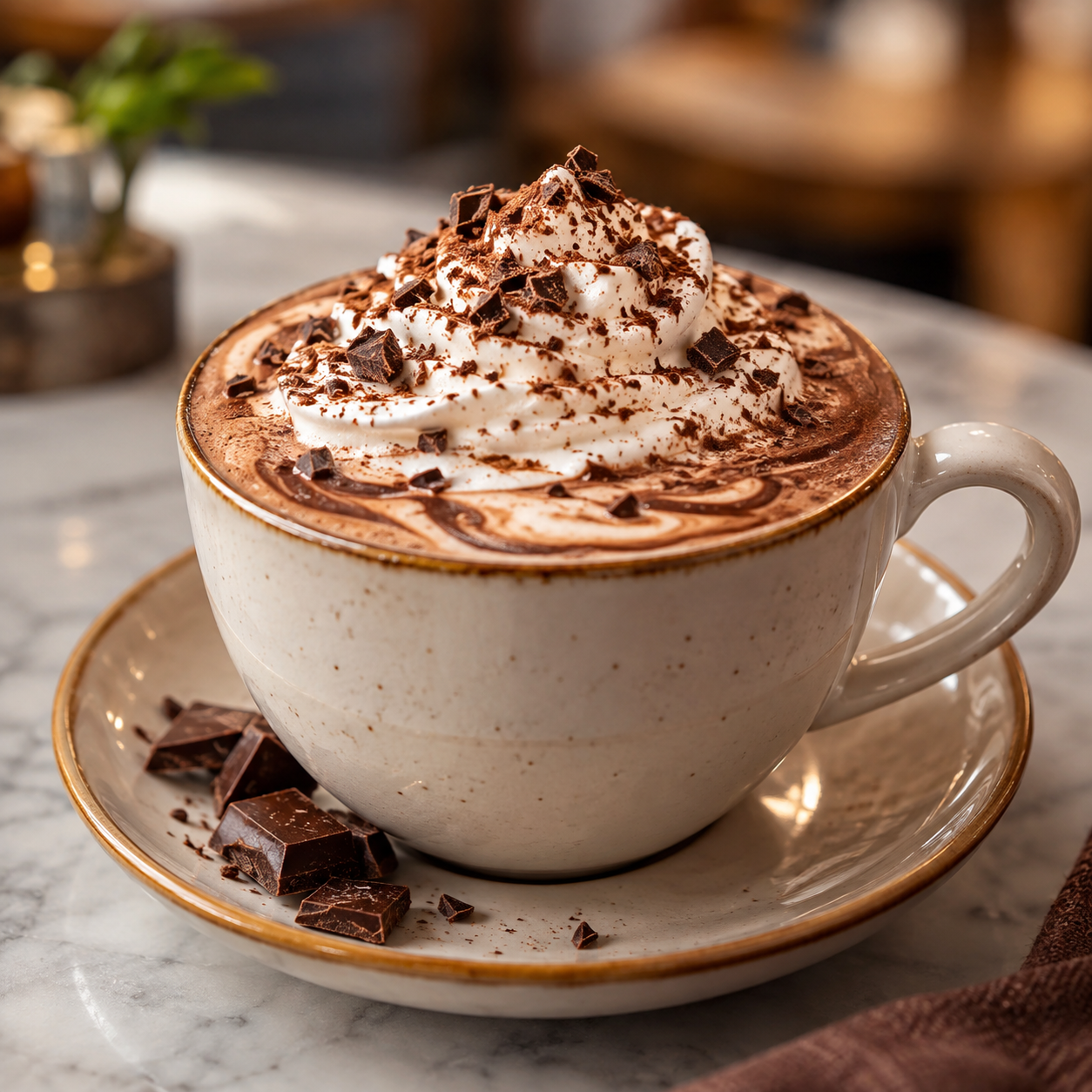 Chocolate mocha coffee