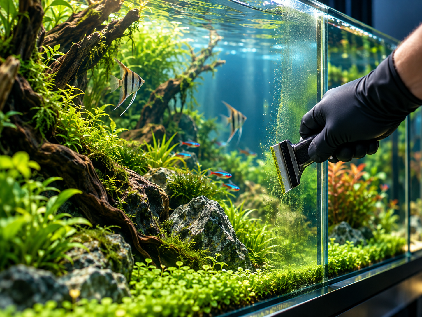 Aquarium water testing and maintenance tools