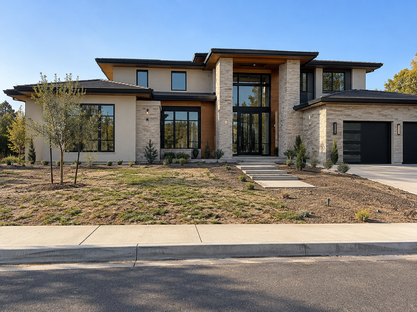 Oak and Stone Landscaping A Landscape Reimagined before transformation
