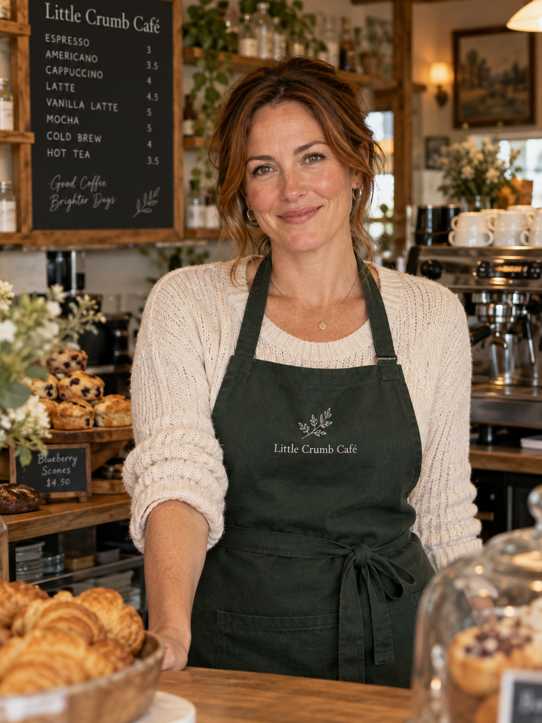 Little Crumb Café team member Olivia Bennett