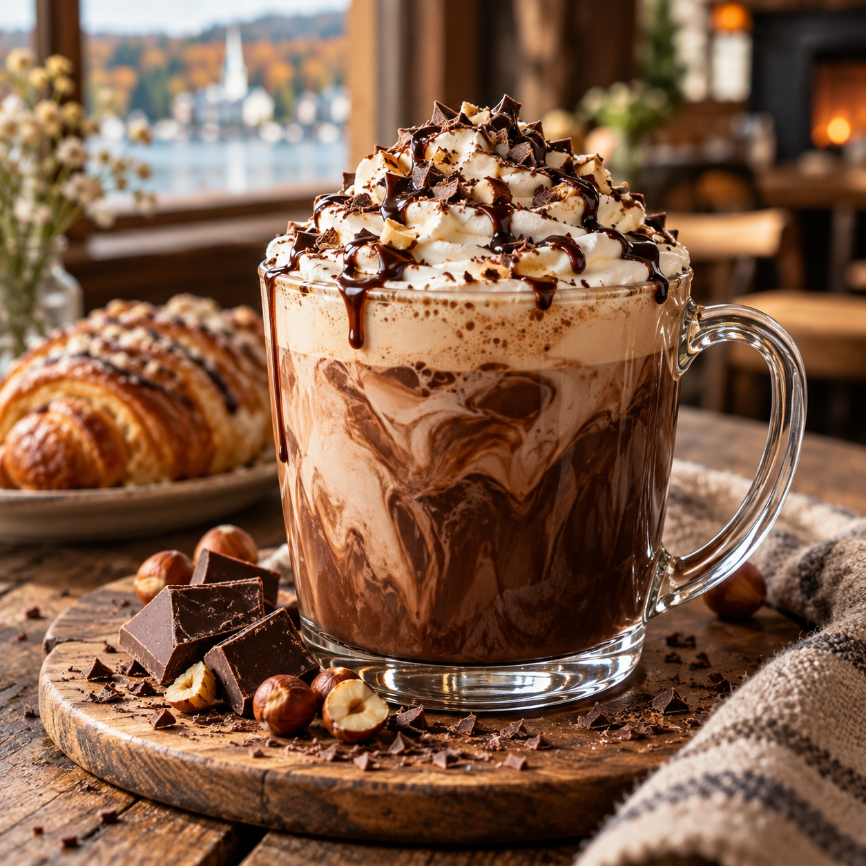 Little Crumb Café Chocolate Hazelnut Mocha