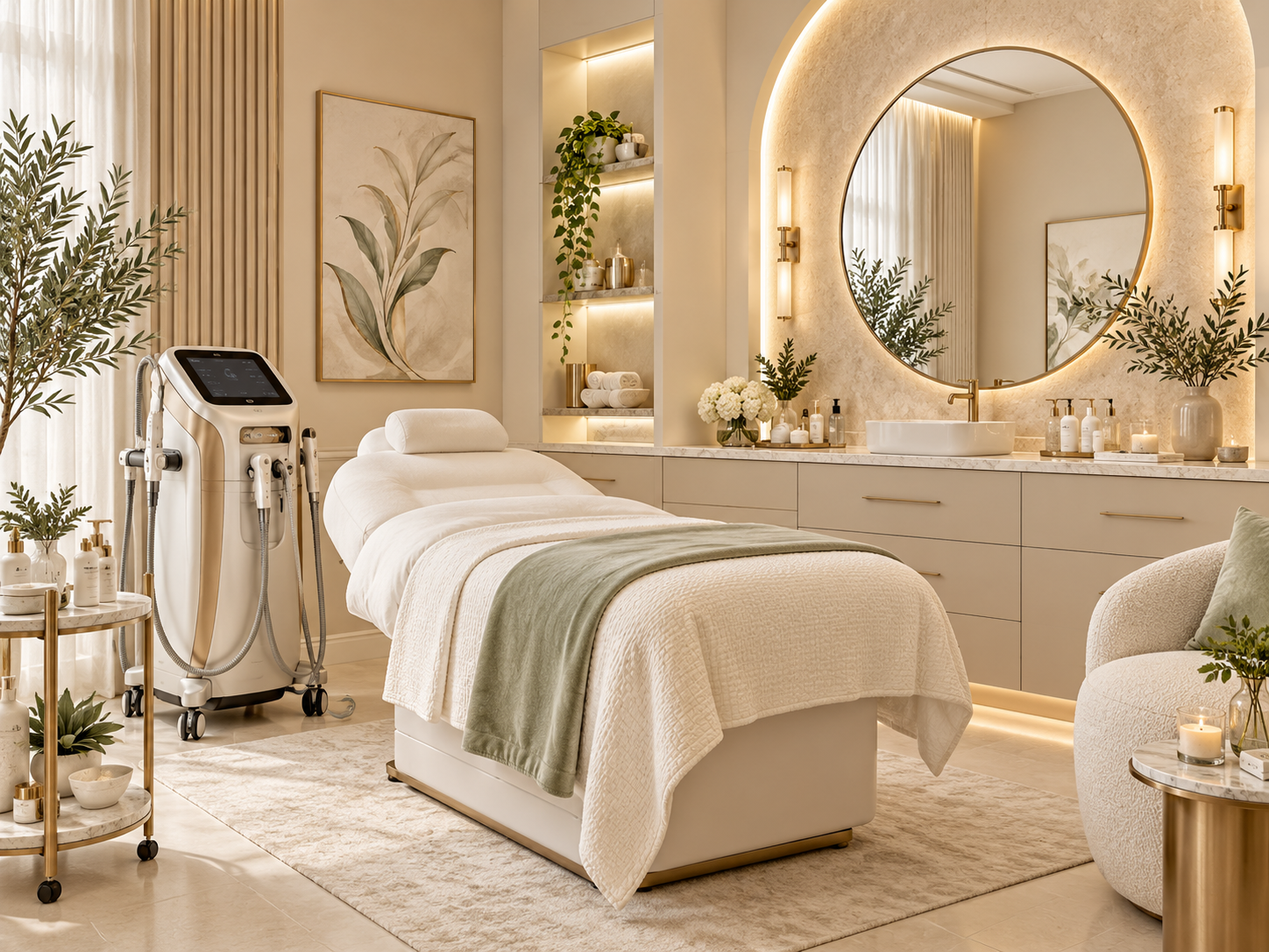 Élevé Med Spa elegant clinic interior inspiration
