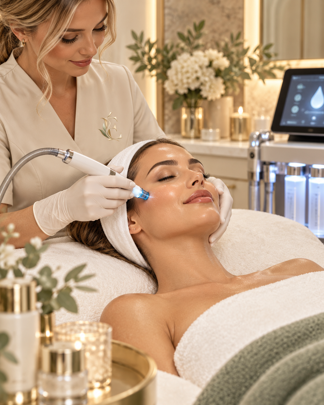 Élevé HydraGlow hydrating facial experience