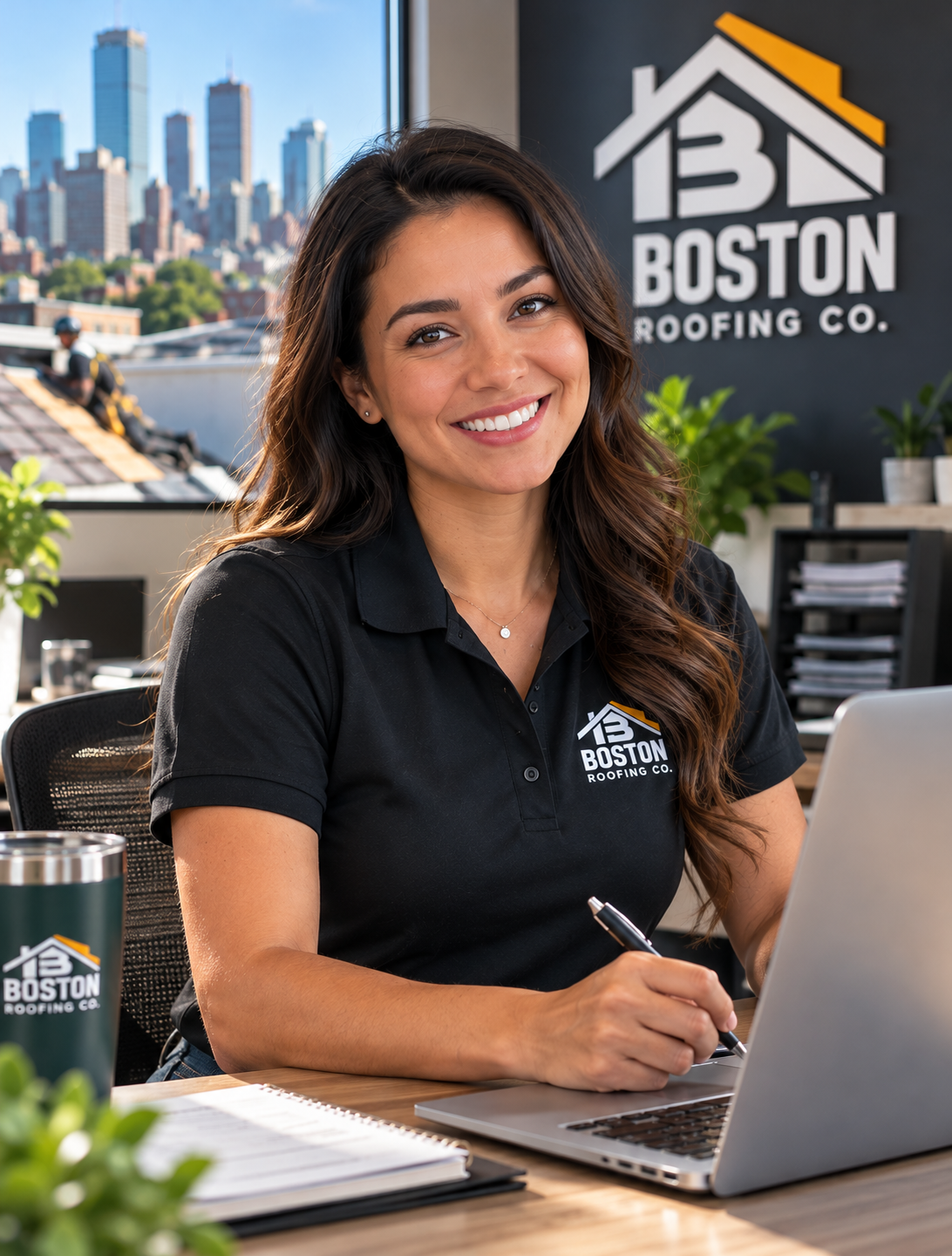 Supplied portrait for Emily Rodriguez at Boston Roofing Co.