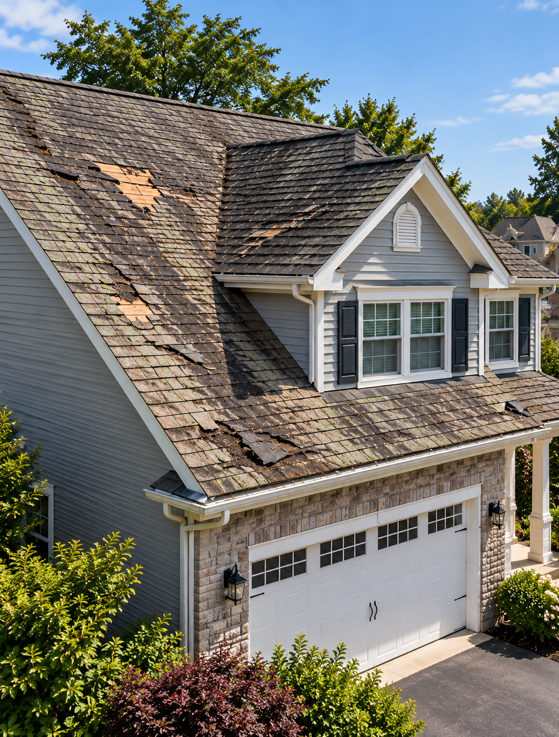 Illustrative before roof in Boston