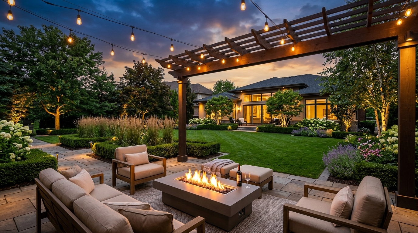 Luxury Outdoor Living Space