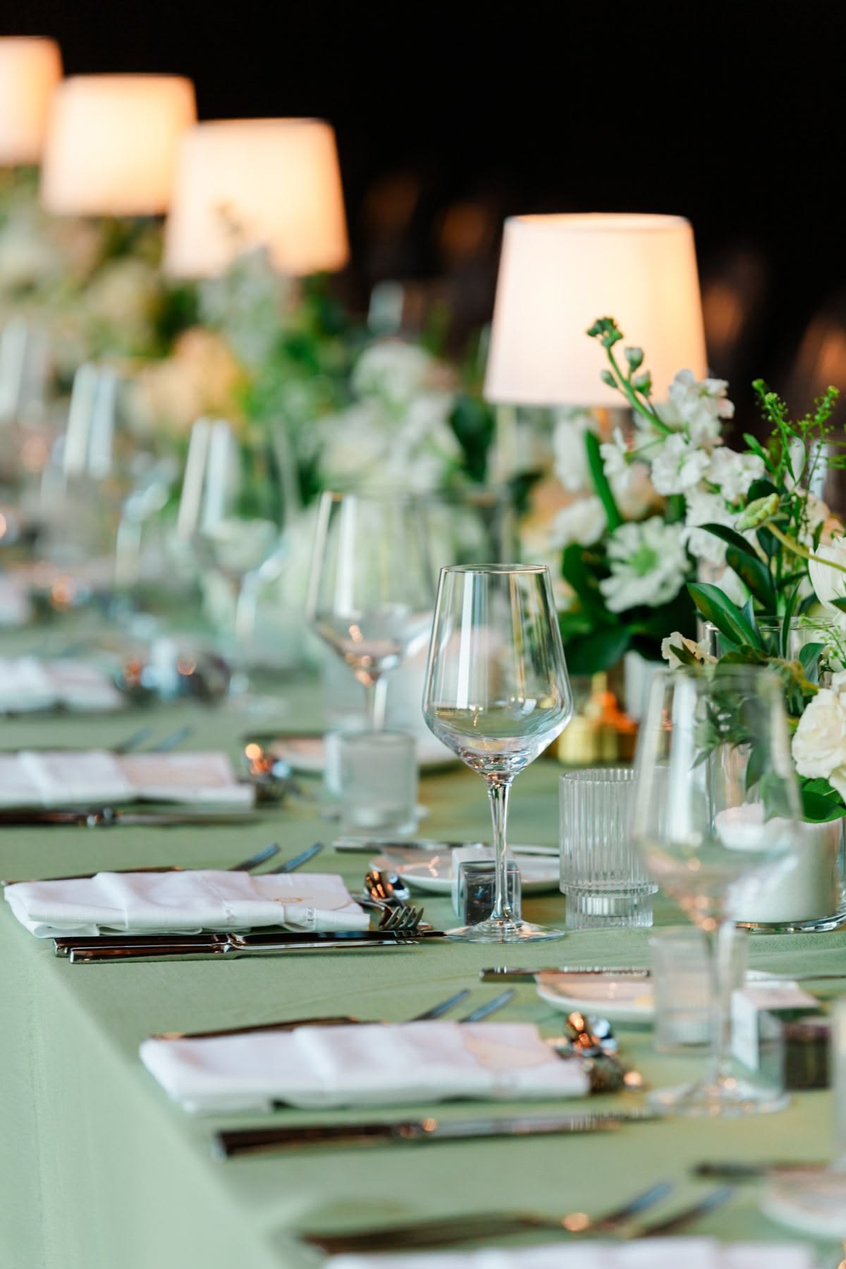 Floral event setup inspiration