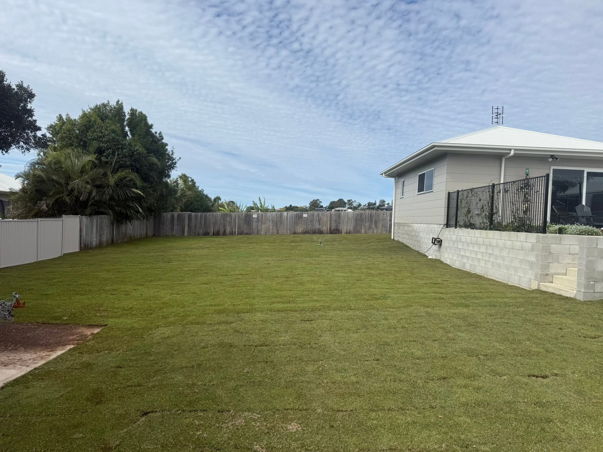 After: yard tidied by Wide Bay Lawn and Garden Maintenance (project 1)
