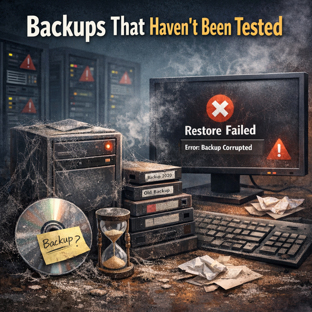 Backups haven't been tested