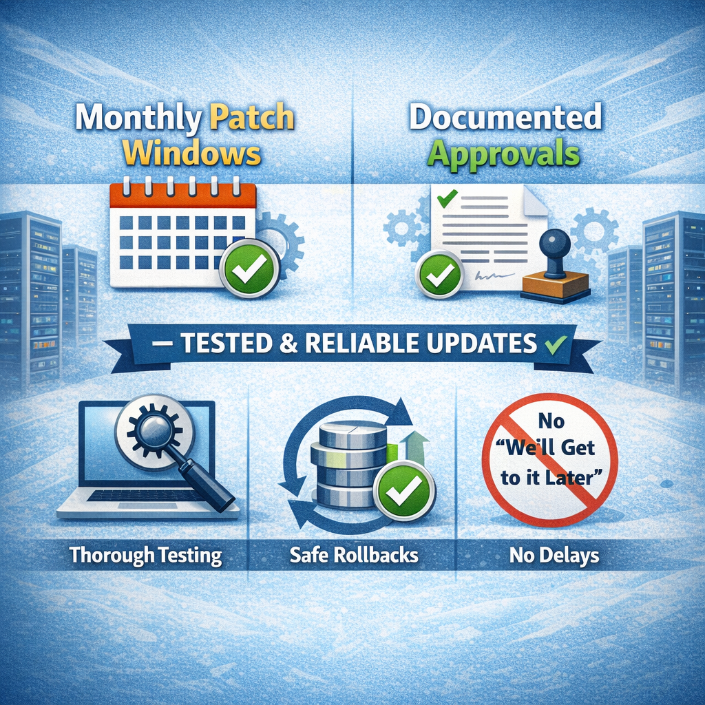 Patching on schedule
