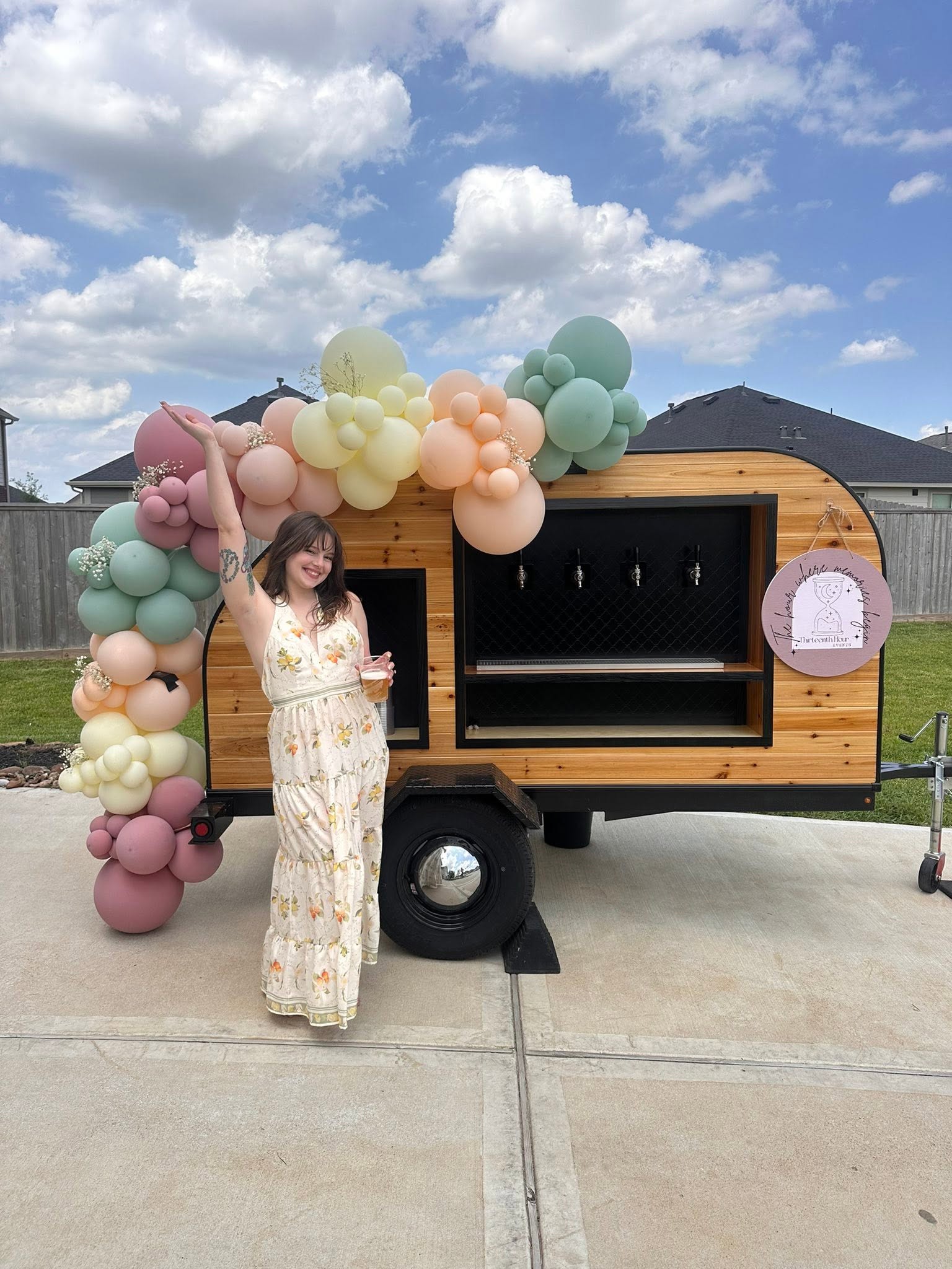 Mobile bar setup