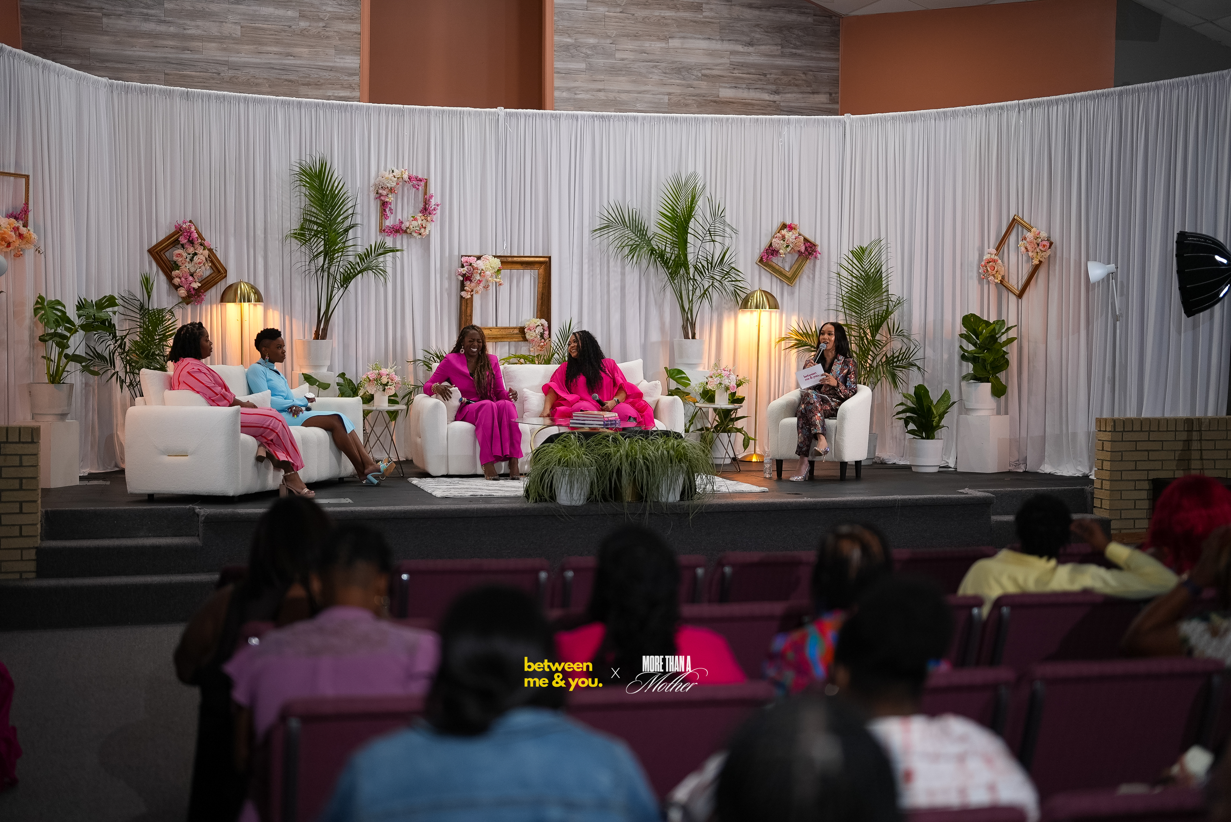 Ieshia Danielle connecting with women at a live event