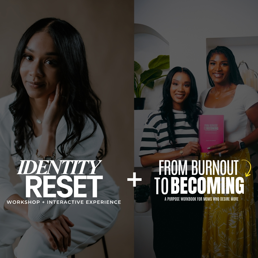 Identity Reset workshop and From Burnout to Becoming workbook bundle