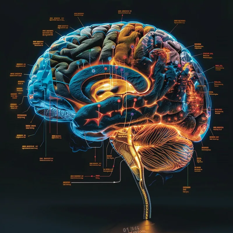 Creative neurodivergent adult working in sensory-friendly, warm-lit workspace