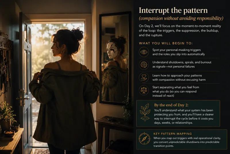 Curriculum Outline Slide for Day 2: Interrupt the Pattern