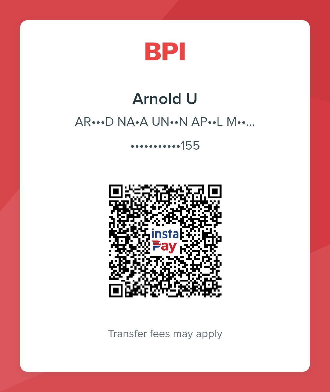 BPI payment QR code