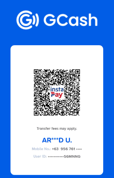 GCash payment QR code