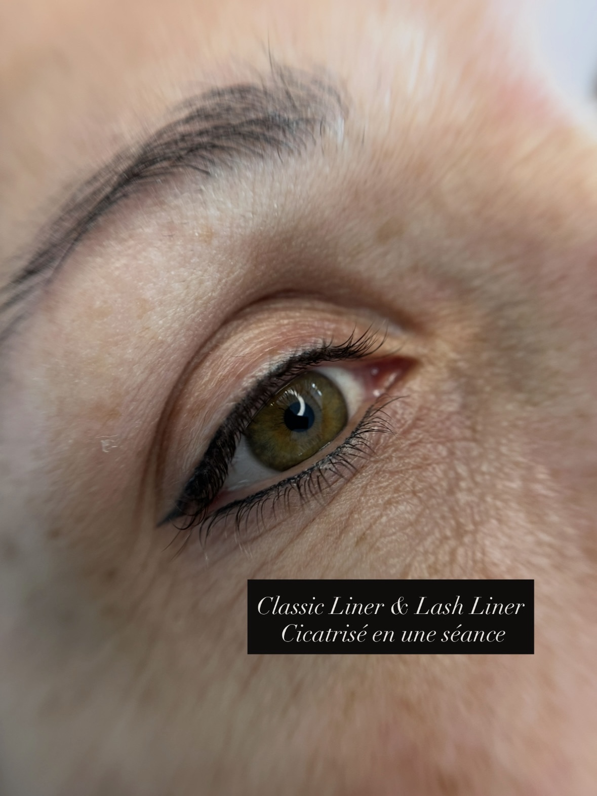Résultat naturel maquillage permanent