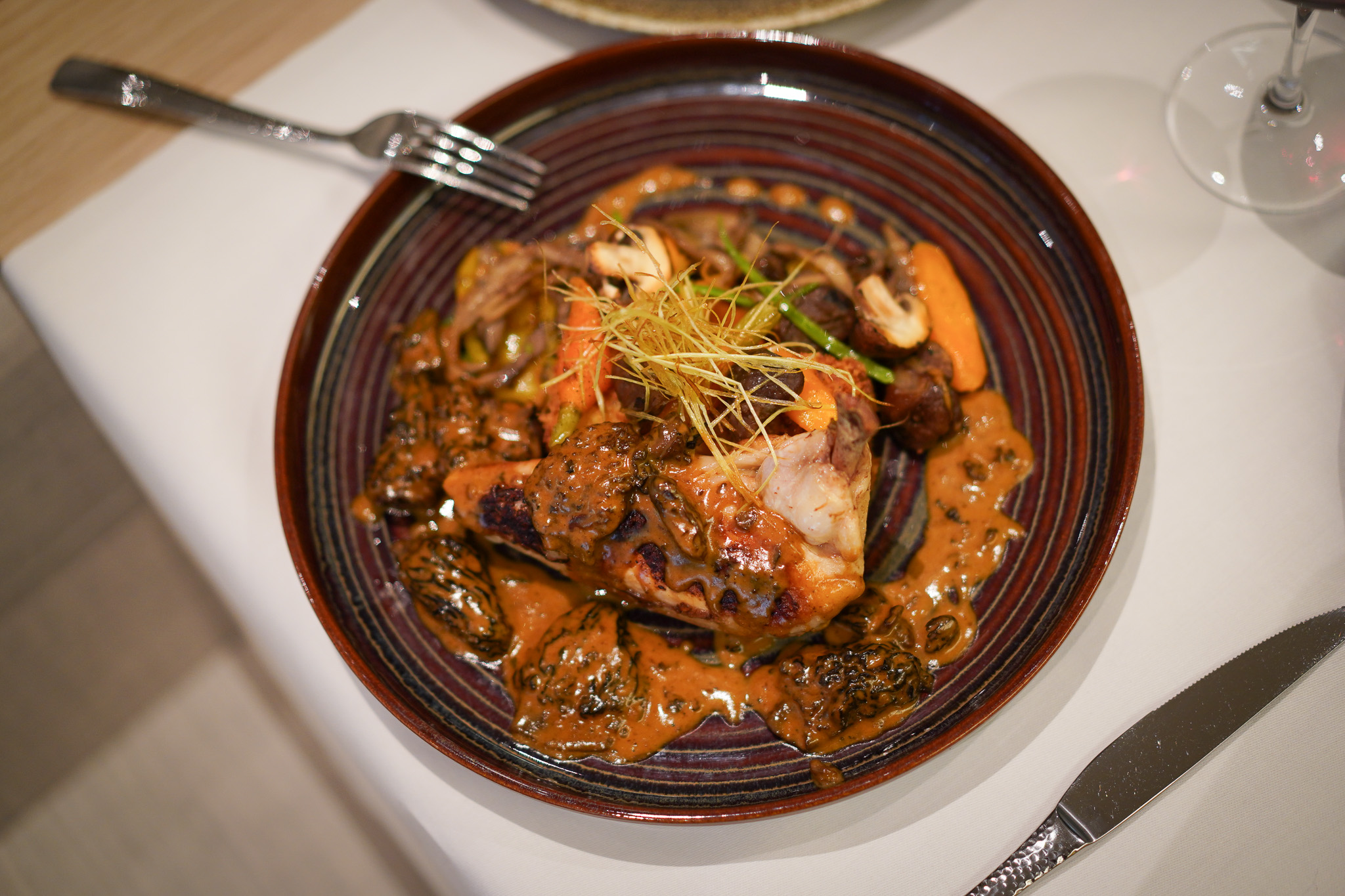 Création culinaire de L'Olivier à Genève
