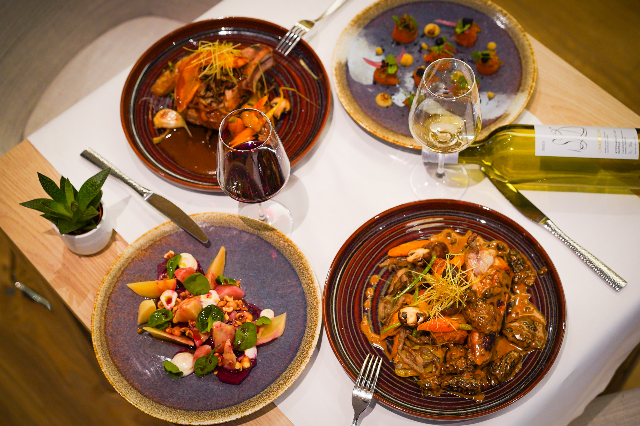 Cuisine de L'Olivier du Sacré-Cœur à Genève