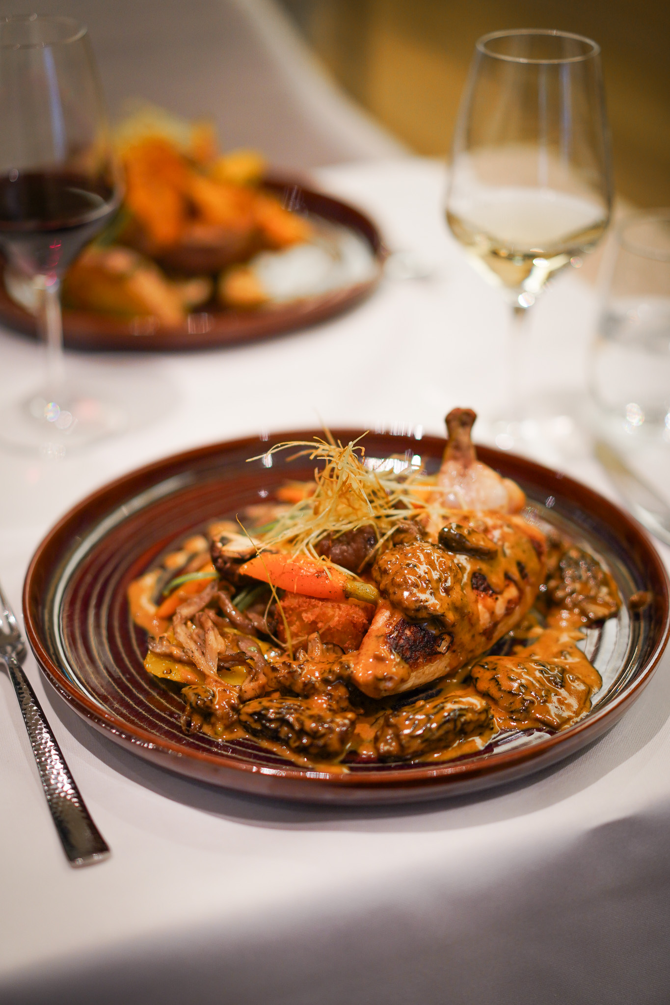 Assiette servie à L'Olivier du Sacré-Cœur