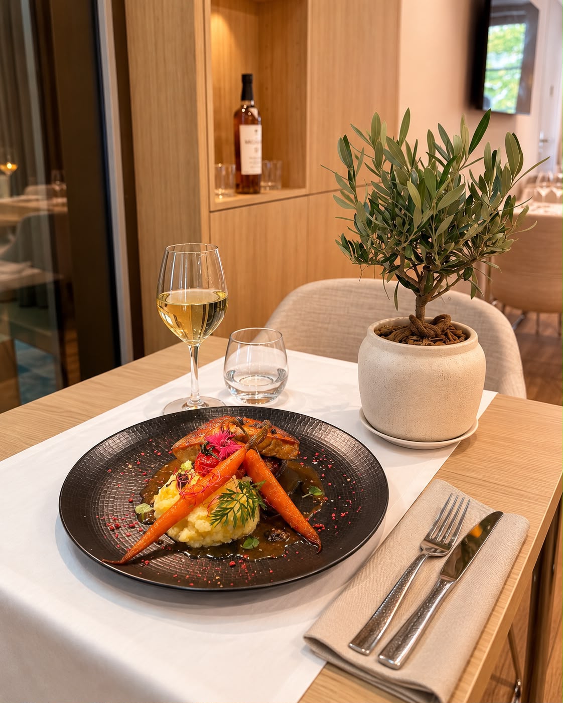 Cuisine de L'Olivier du Sacré-Cœur à Genève