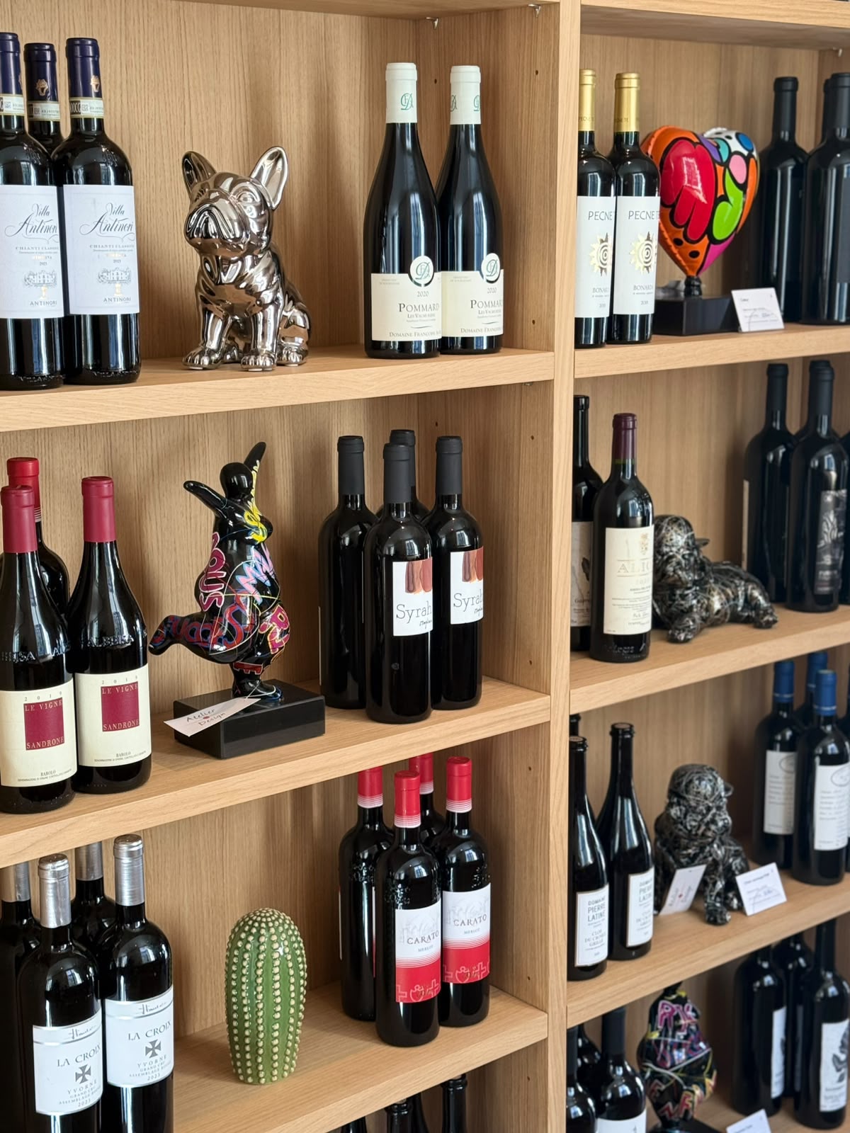 La cave à vin de L'Olivier du Sacré-Cœur