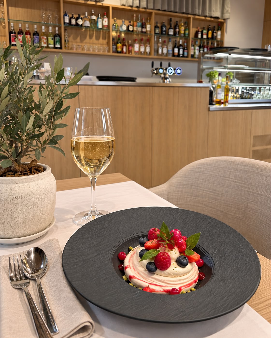 Dessert de L'Olivier du Sacré-Cœur à Genève