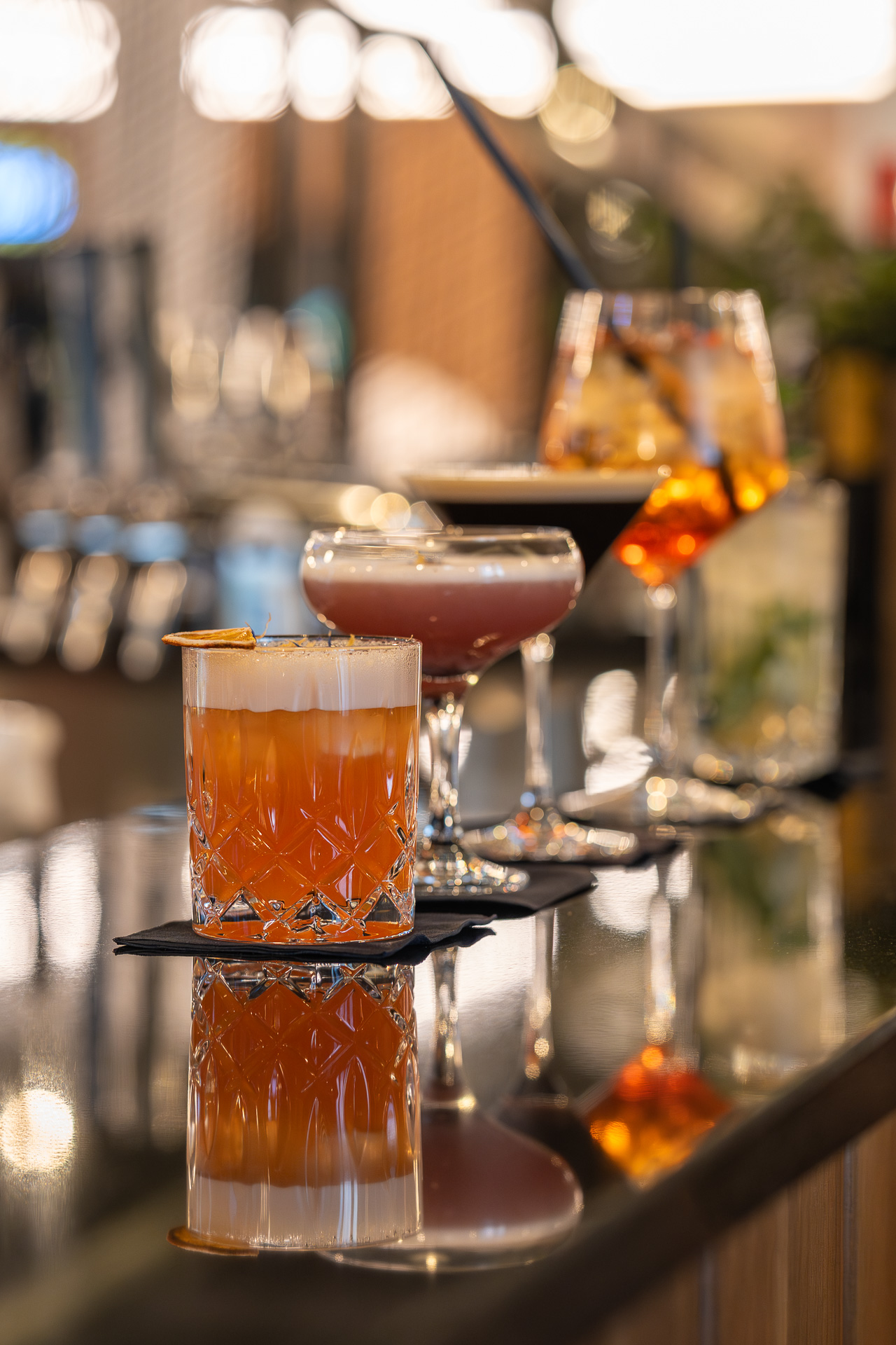Sélection de cocktails à L'Olivier du Sacré-Cœur