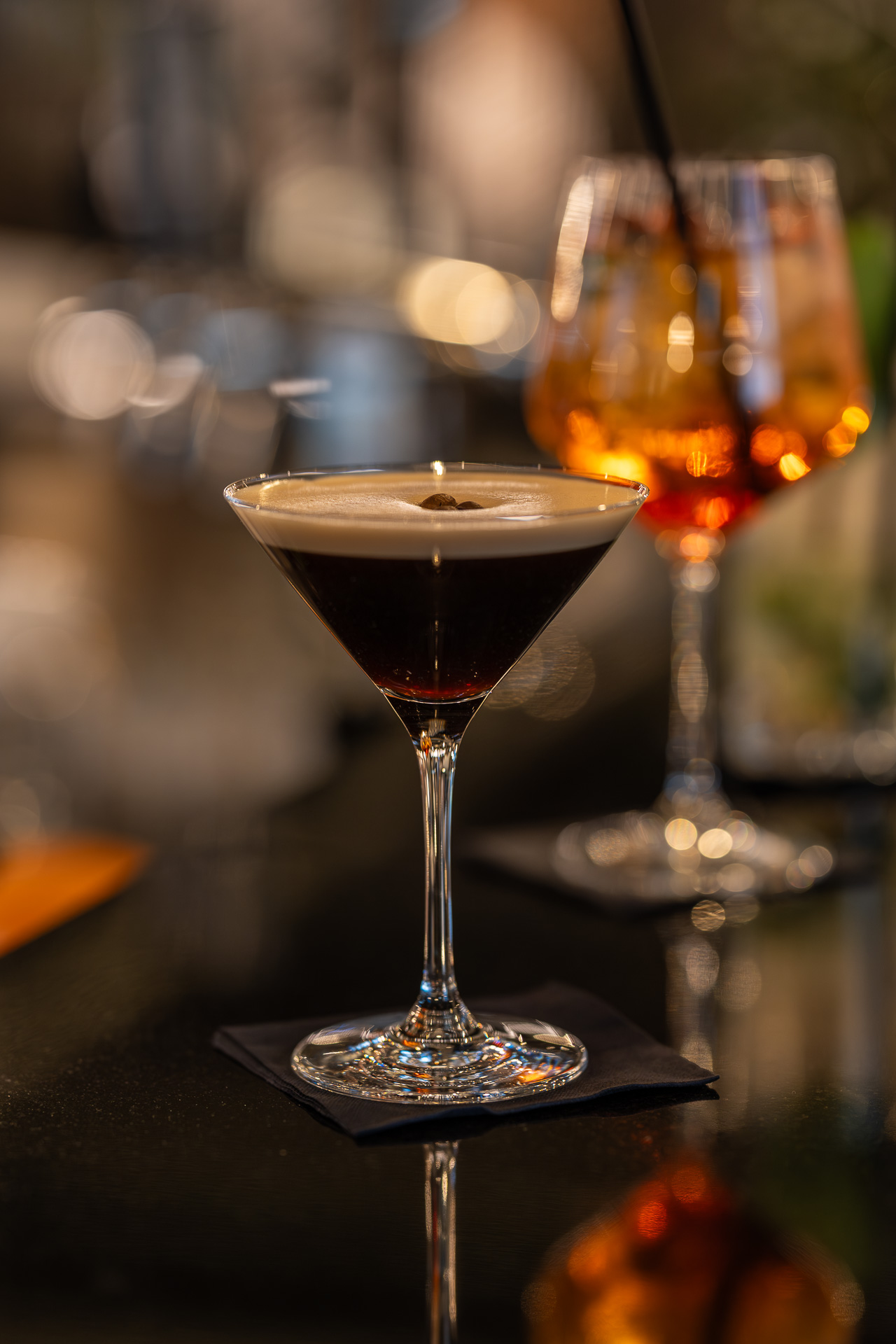 Ambiance bar à L'Olivier à Genève