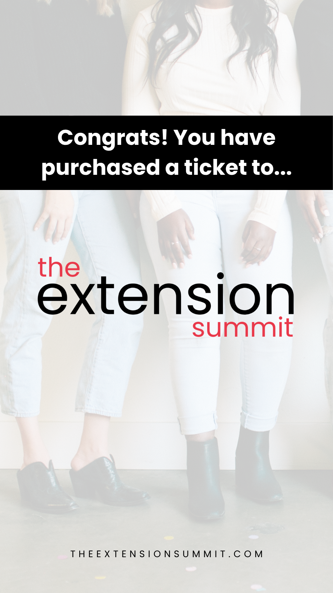 I purchased a ticket, Story / Reel Cover size