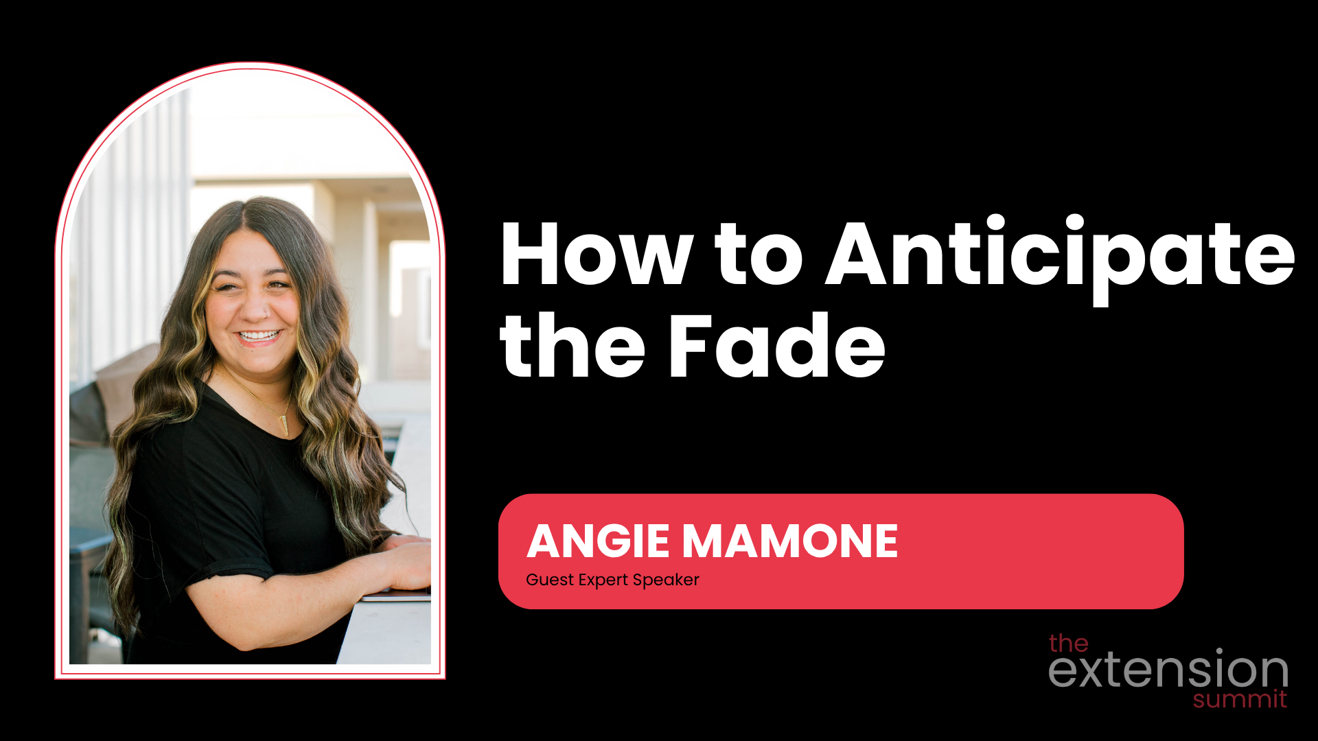 Angie Mamone, 90-second guest speaker