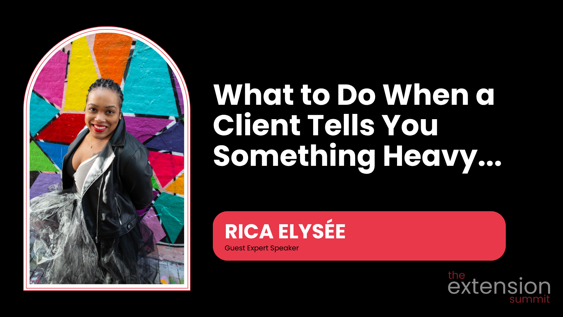 Rica Elys&eacute;e, 90-second guest speaker