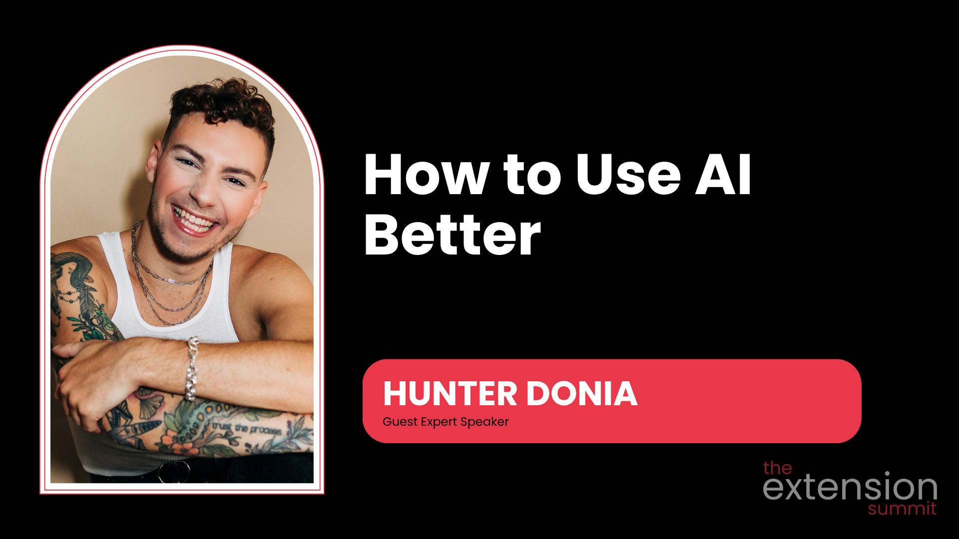 Hunter Donia, 90-second guest speaker