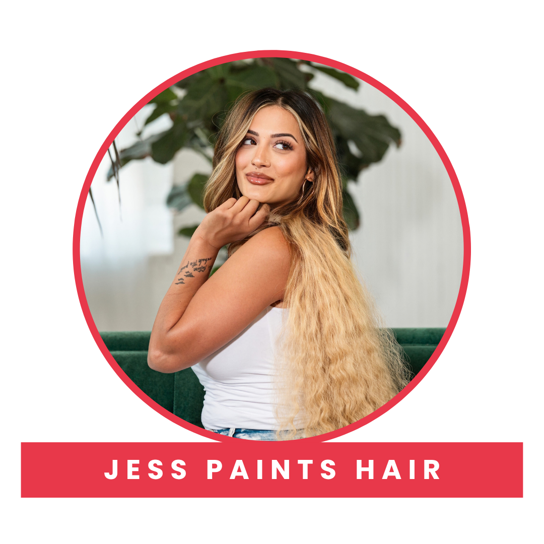 Jess Paints Hair