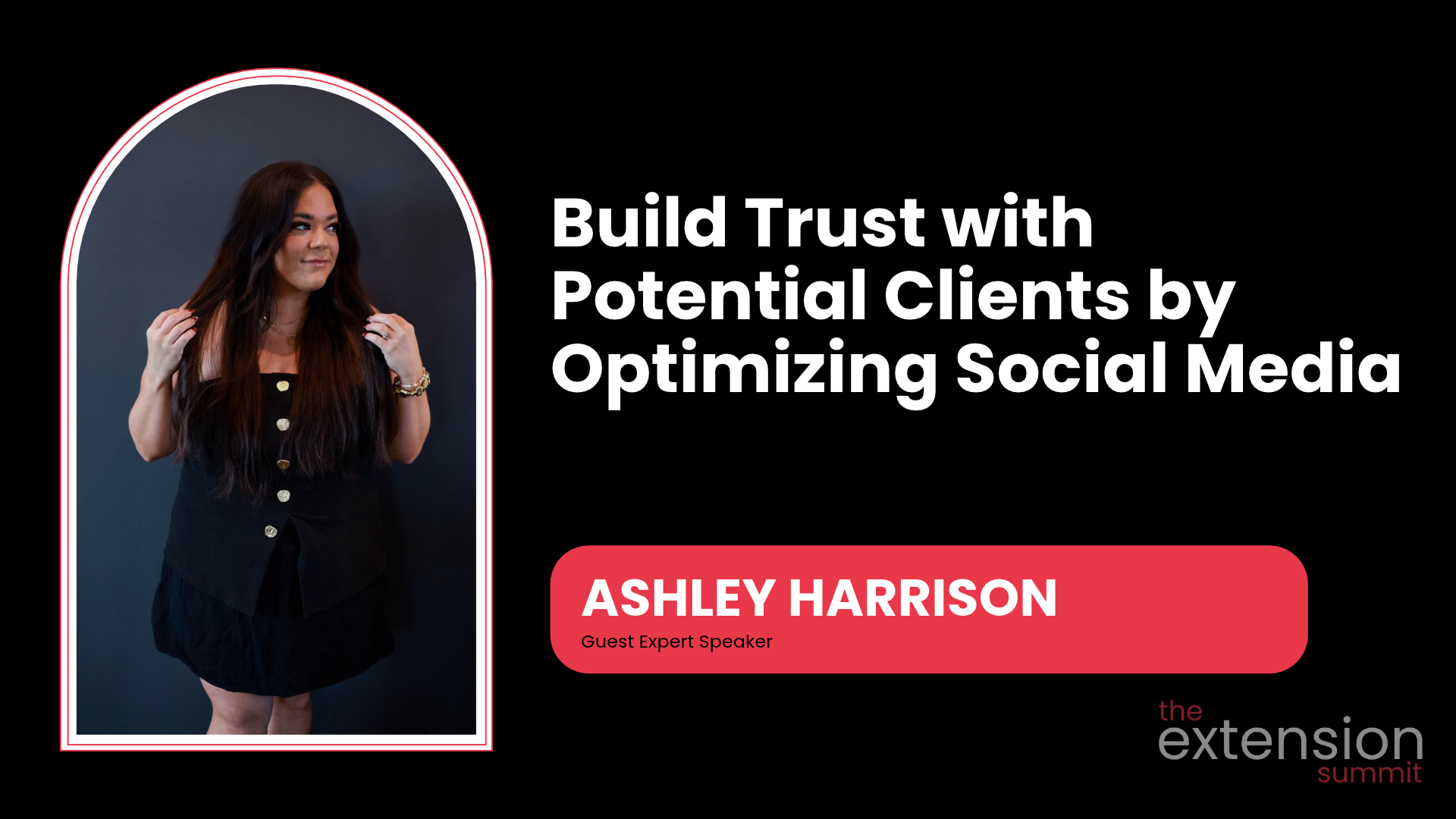 Ashley Harrison, 90-second guest speaker