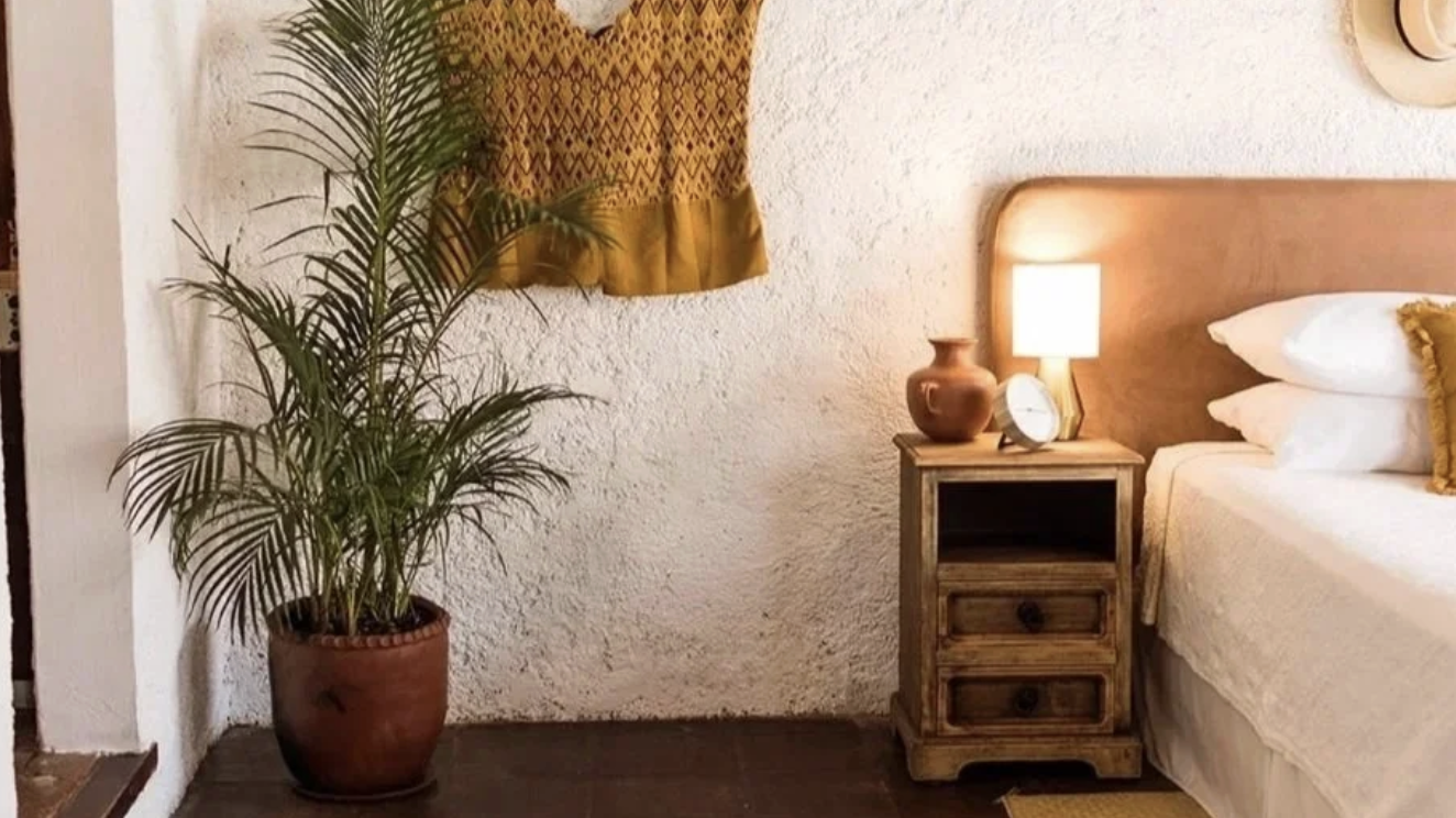 A modern and minimalistic hotel room at the beautiful Good Hotel in Antigua, Guatemala