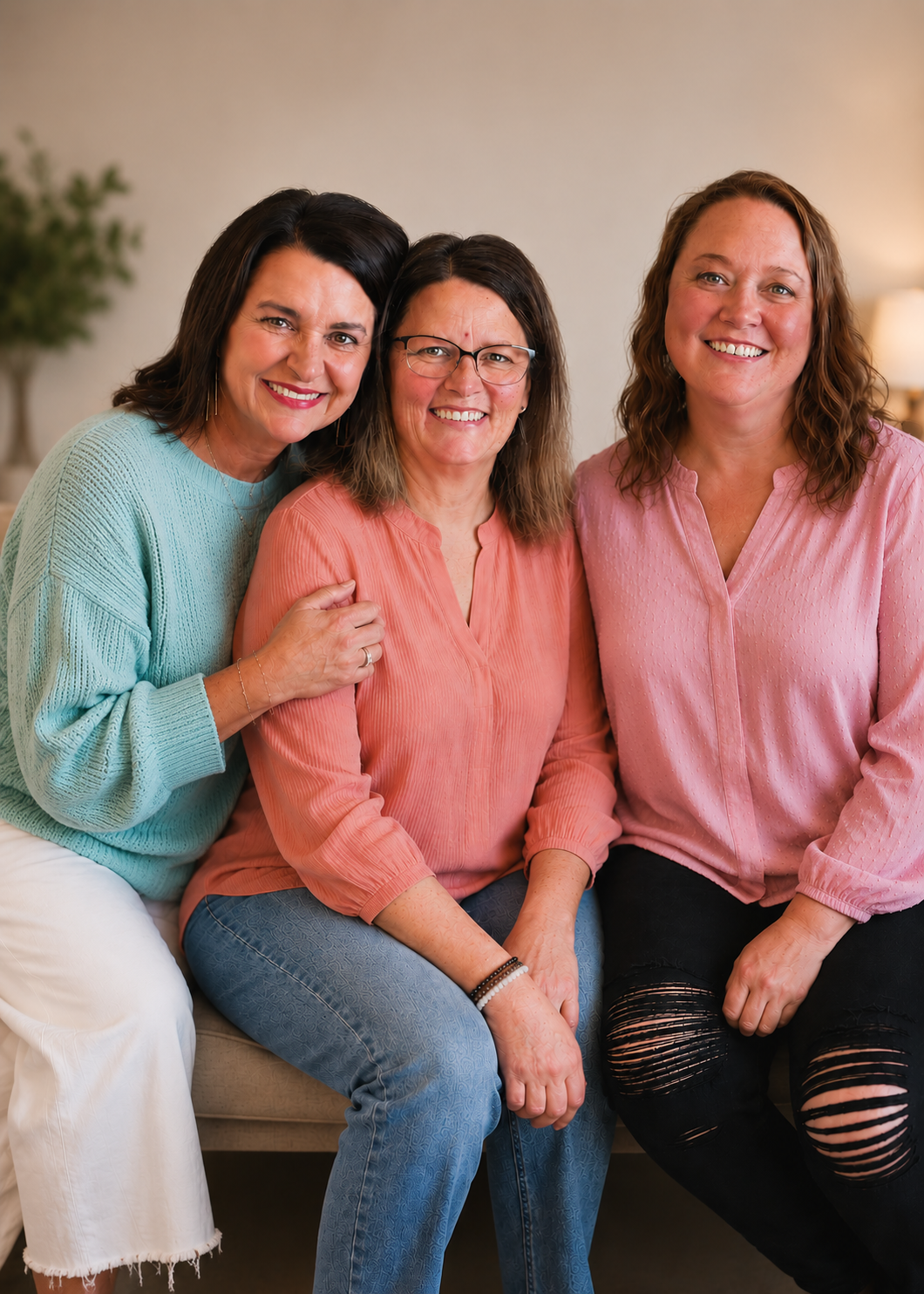 Susan, Connie, and April — the Steady Collective team