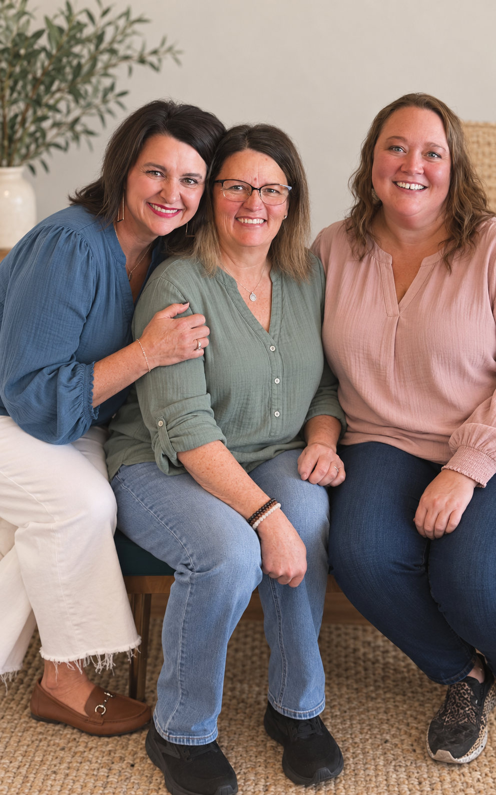Susan, April, and Connie — the Reclaim Your Calm team