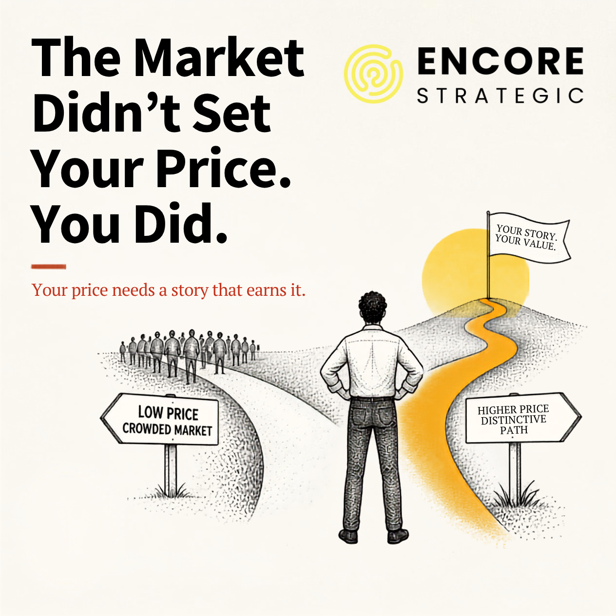 The Market Didn't Set Your Price.