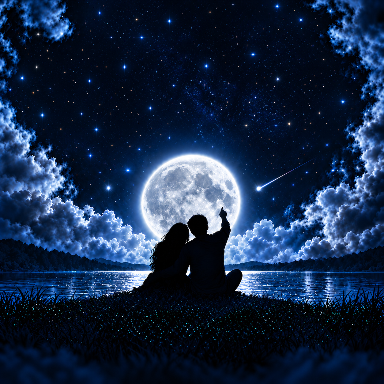 Enchanted October romantic Twin Flame artwork