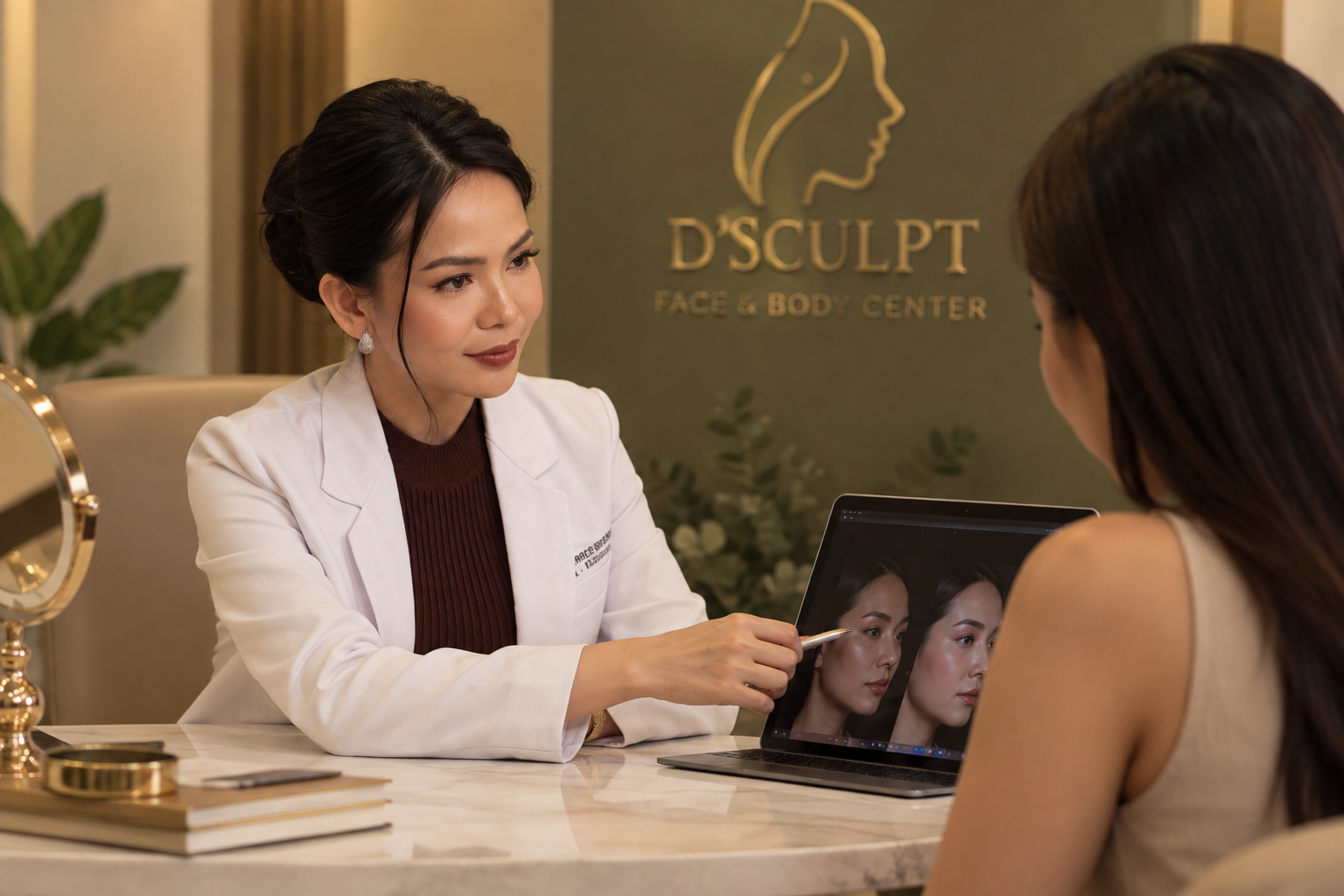 A consultation focused on treatment options and expectations.