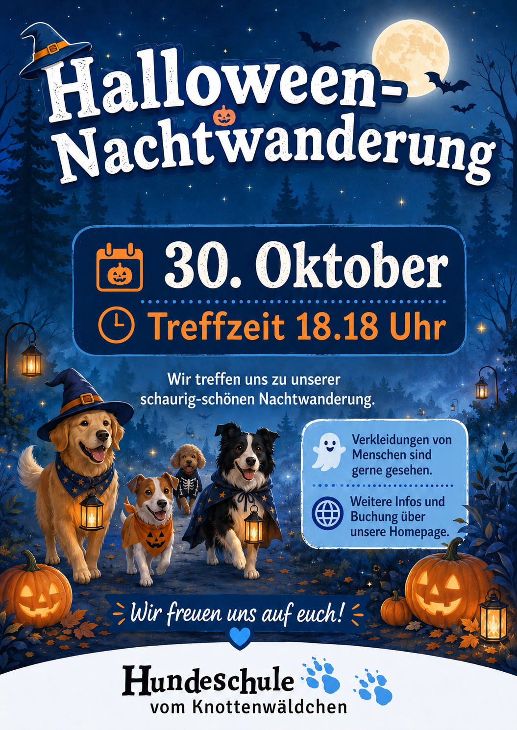 Halloween-Nachtwanderung
